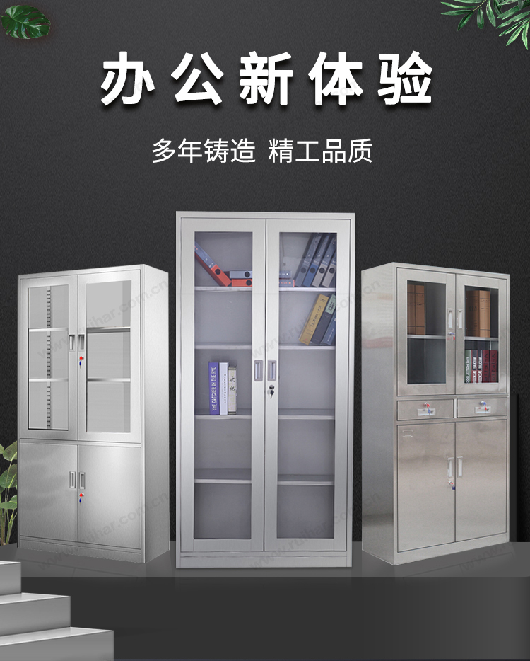文件柜辦公家具資料檔案柜醫(yī)療器械柜儲物柜304不銹鋼財務憑證柜