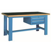 重型工作臺高分子桌板帶兩吊抽，GF1500-B，GF1800-B，GF2000-B