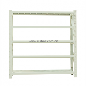 中型貨架主架（五層擱板，500kg/層）白色
